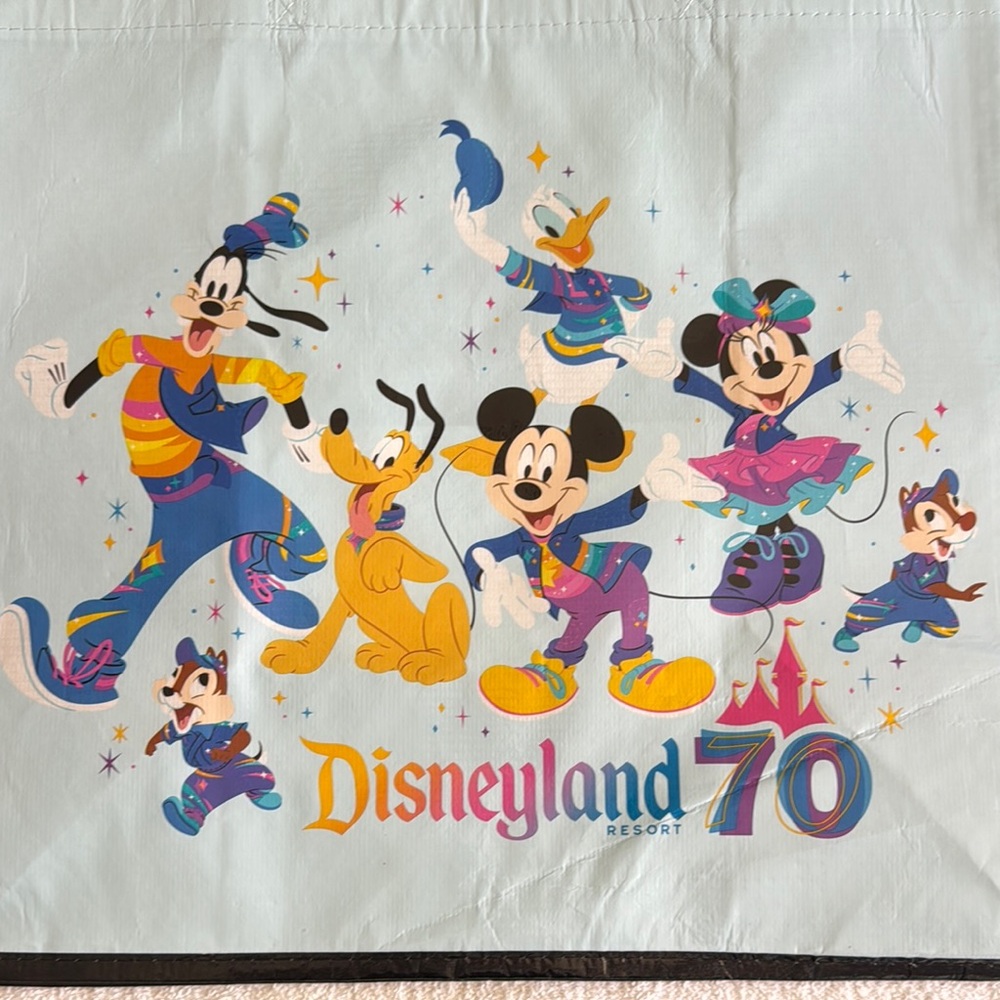 Disney Disneyland Resort 70th Anniversary Character Tote Bag - Picture 4 of 12